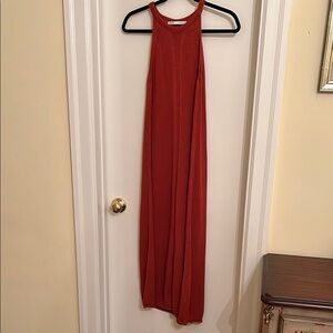 Knit Pullover Sleeveless Zara Dress in Dark Orange Size Small